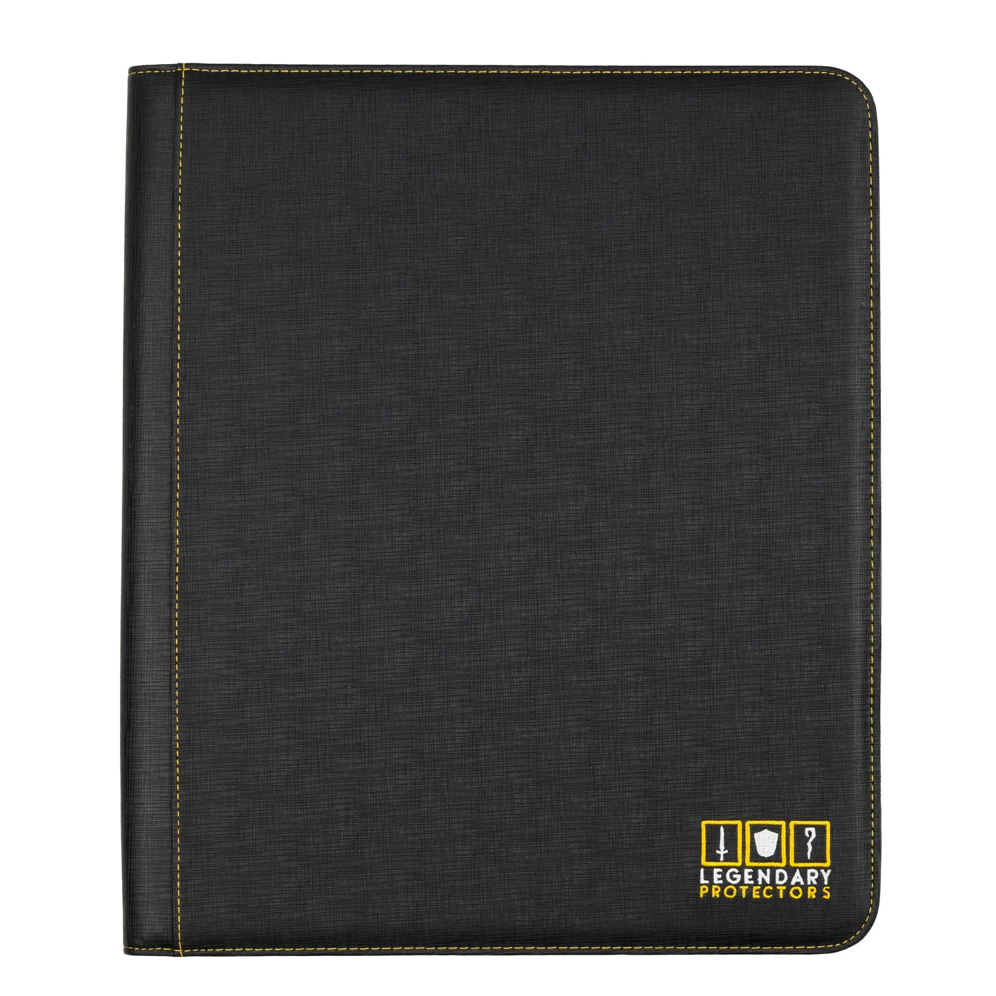 Legendary Protectors Toploader Binder, Holds 216 Toploaders, 9 Pocket, Double-sided Sleeves for 3" x 4" Rigid Card Holders, Ideal for Trading Cards or Sports Cards, Leather Reinforced, Stitched Edges Legendary Protectors
