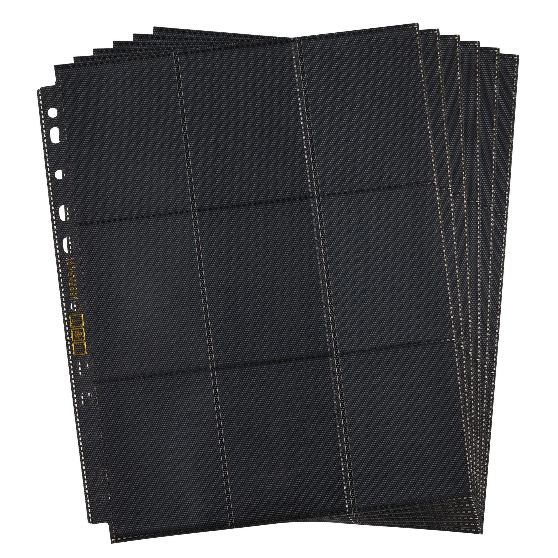 Legendary Protectors - Trading Card Game Supplies - 9 Pocket Double-sided Side-loading Trading Card Protector Pages Legendary Protectors - Trading Card Game Supplies - 9 Pocket Double-sided Side-loading Trading Card Protector Pages