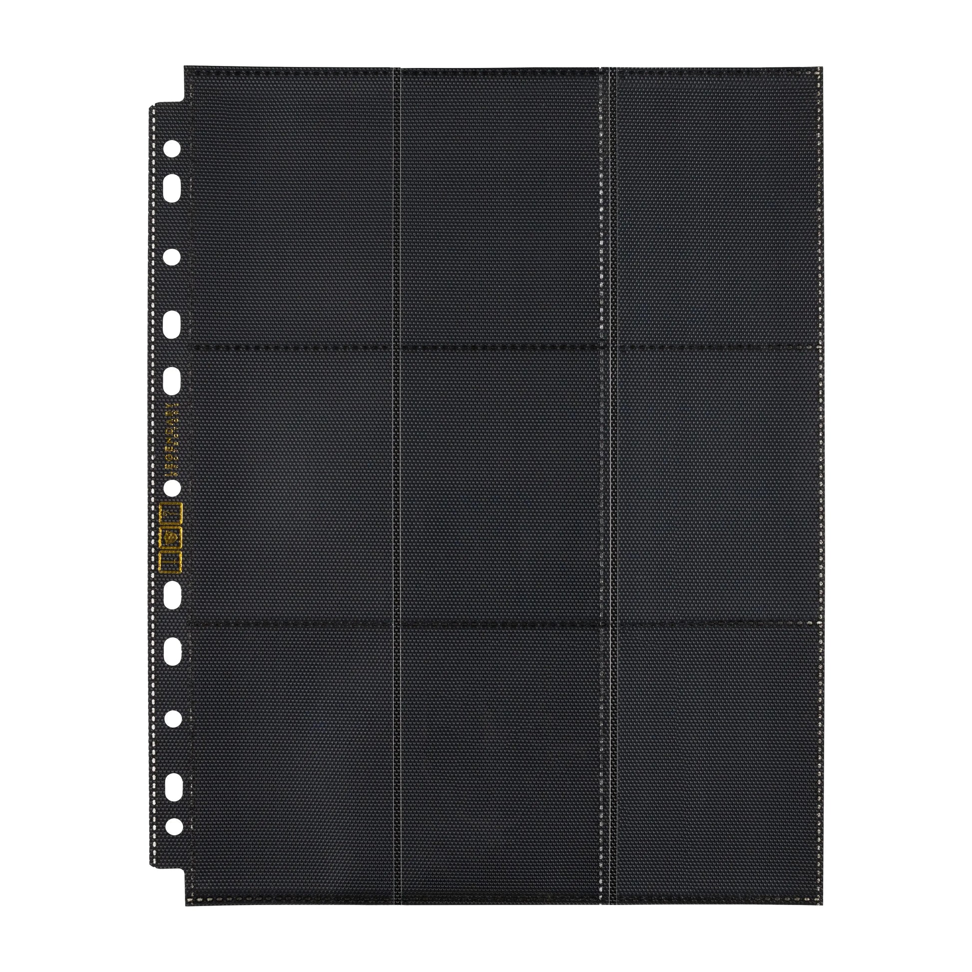 Legendary Protectors - Trading Card Game Supplies - 9 Pocket Double-sided Side-loading Trading Card Protector Pages Legendary Protectors - Trading Card Game Supplies - 9 Pocket Double-sided Side-loading Trading Card Protector Pages